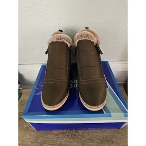 WHITE MOUNTAIN Shoes Women's‎ Taurus Boot, Army Green/Fabric, 6W